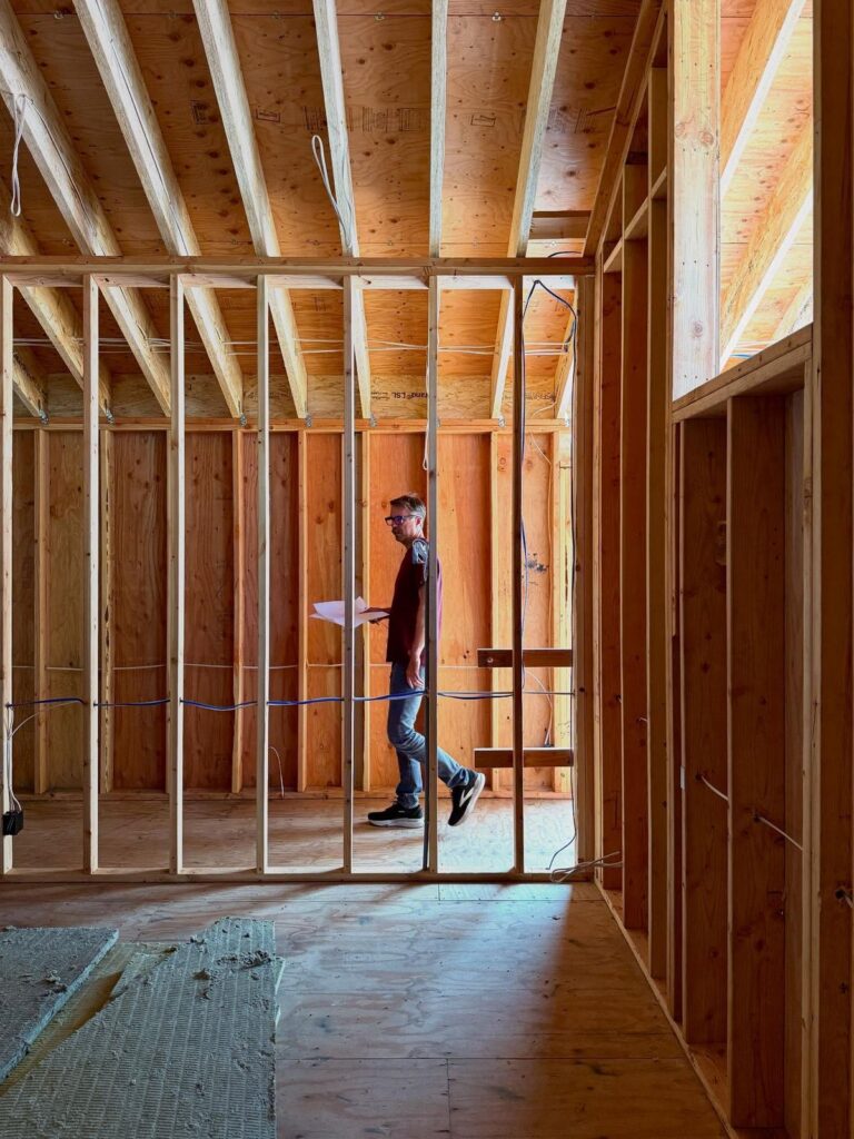 construction management on custom home project Sonoma County
